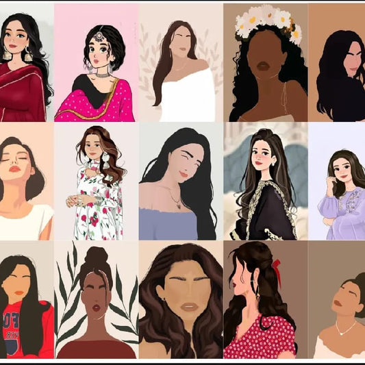 Earrings Eidi Cards – Pack of 27 Mini Festive Cards without Jewellery (Random Designs)